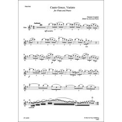 Canto Greco, Variato for Flute and Piano