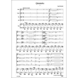 Quintetto for Piano, 2 Violins, Viola and Cello : 1919
