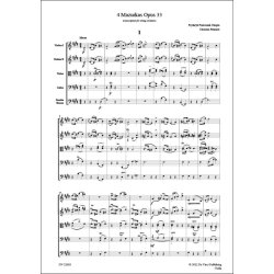 Four Mazurkas Op. 33 : Version for String Orchestra