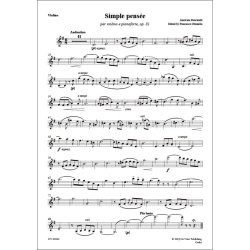 Simple Pens&eacute;e : for Violin and Piano