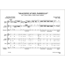 Magnificat : per 2 Tenori e Basso, violini e basso continuo (Landscapes format)