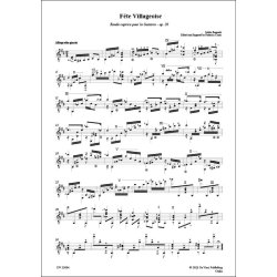 F&ecirc;te Villageoise, Rondo caprice pour la guitarre : Op. 20