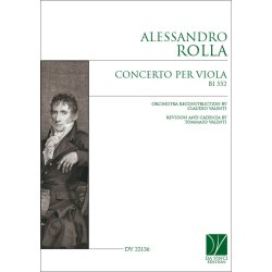 Concerto per viola BI 552 : Orchestra reconstructionby Claudio Valenti