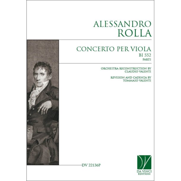 Concerto per viola BI 552 : Orchestra reconstructionby Claudio Valenti