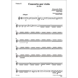 Concerto per viola BI 552 : Orchestra reconstructionby Claudio Valenti