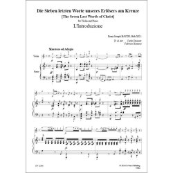 Die 7 letzten Worte unseres Erl&ouml;sers am Kreuze : (Le sette ultime parole di Cristo sulla croce)