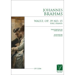 Waltz, Op. 39 No. 15, for 2 Pianos