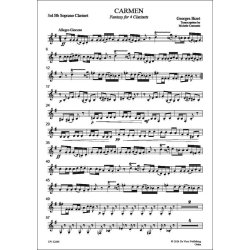 Carmen, Phantasy for 4 Clarinets