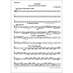 O Filii, Hymne Vari&eacute;e pour deux violoncelles