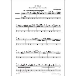 O Filii, Hymne Vari&eacute;e pour deux violoncelles