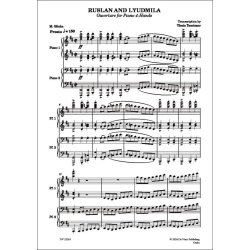 Ruslan and Lyudmila, Ouverture for Piano 4-Hands