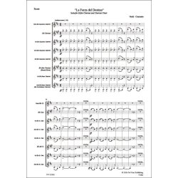 Suite 'La Forza del Destino' : for B-flat Clarinet and Clarinet Choir