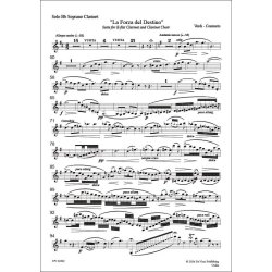 Suite 'La Forza del Destino' : for B-flat Clarinet and Clarinet Choir