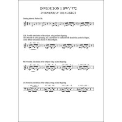 A Methodo-logical : approach to J .S. Bach Two-part Inventions