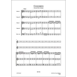 Concerto a due clarini, due violini e basso cont. : Pian & Forte Vol. 062