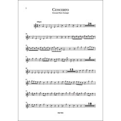 Concerto a due clarini, due violini e basso cont. : Pian & Forte Vol. 062