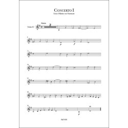 6 Concerti armonici : Violin 1-4, Vla, Vcl and BC