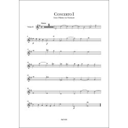 6 Concerti armonici : Violin 1-4, Vla, Vcl and BC