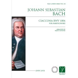 Ciaccona BWV 1004, for Harpsichord