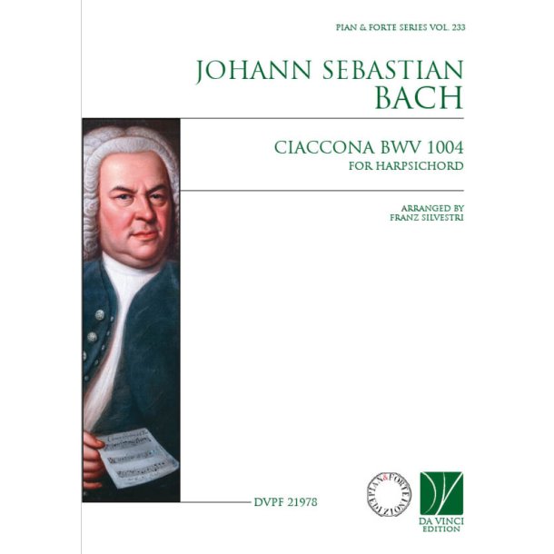 Ciaccona BWV 1004, for Harpsichord