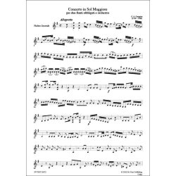 Concerto for 2 Flute and Orchestra in G major