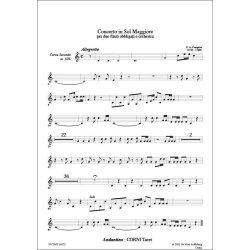 Concerto for 2 Flute and Orchestra in G major