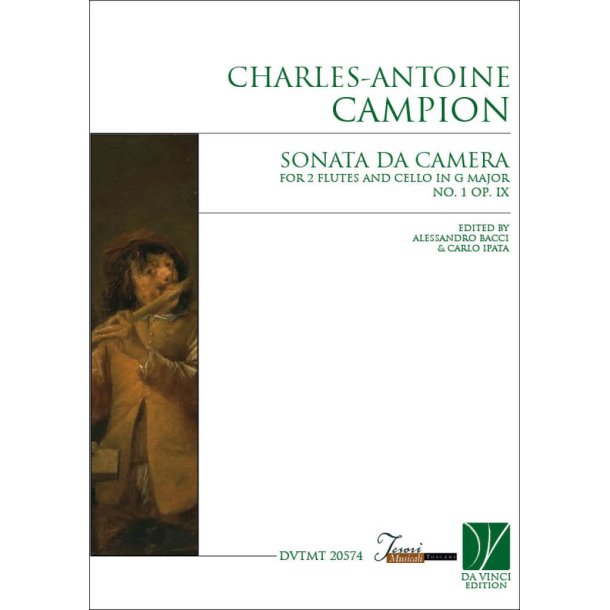 Sonata for 2 Flute and Cello in G major nr.1 op.IX