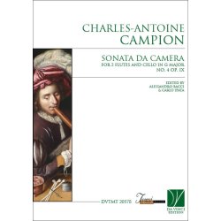 Sonata for 2 Flute and Cello in G major nr.4 op.IX