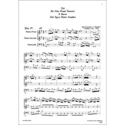 Sonata in mi minore n. 5 'Noseda' : per due flauti e violoncello