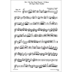 Sonata in mi minore n. 5 'Noseda' : per due flauti e violoncello