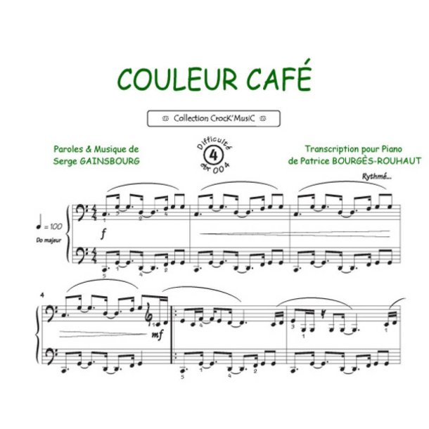 Couleur caf&eacute; : Collection Crock'Music