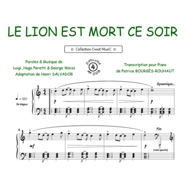 Le lion est mort ce soir : Collection Crock'Music