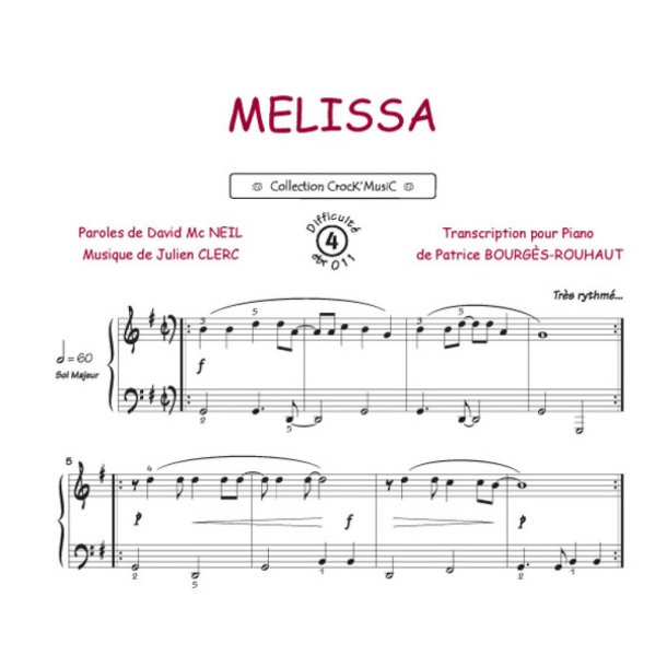 M&eacute;lissa : Collection Crock'Music