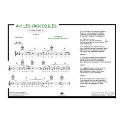 Ah les crocodiles : Comptine