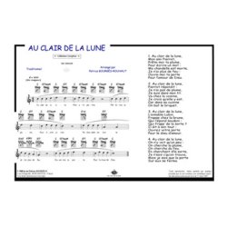 Au clair de la lune : Comptine