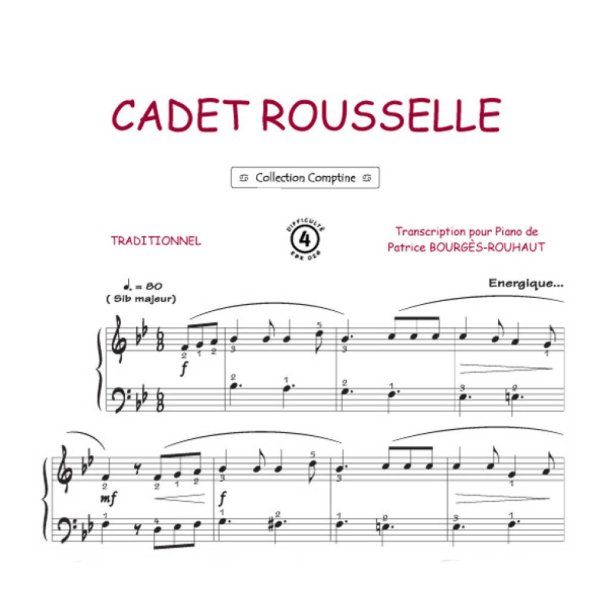 Cadet Roussel : Comptine
