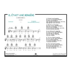 Il &eacute;tait une berg&egrave;re : Comptine