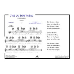 J'ai du bon tabac : Comptine