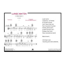 Lundi matin : Comptine