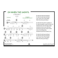 Oh when the saints : Comptine