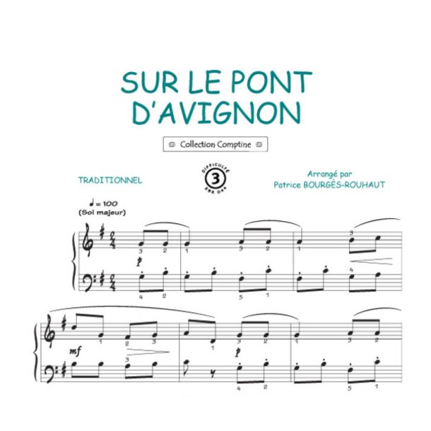 Sur le pont d'Avignon : Comptine