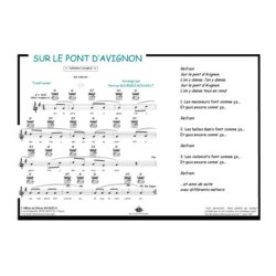 Sur le pont d'Avignon : Comptine