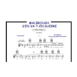 Malbrought s'en va en guerre : Comptine