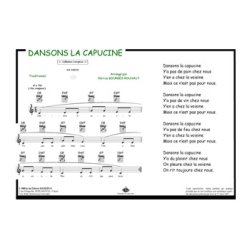 Dansons la capucine : Comptine
