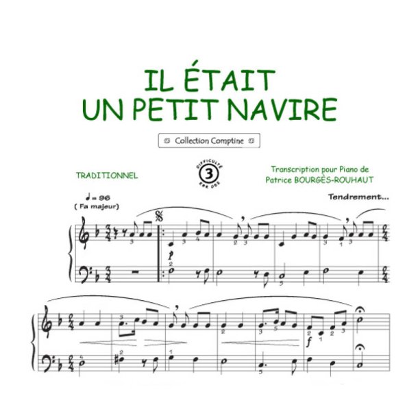 Il &eacute;tait un petit navire : Comptine