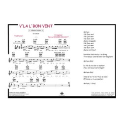 V'la le bon vent : Comptine