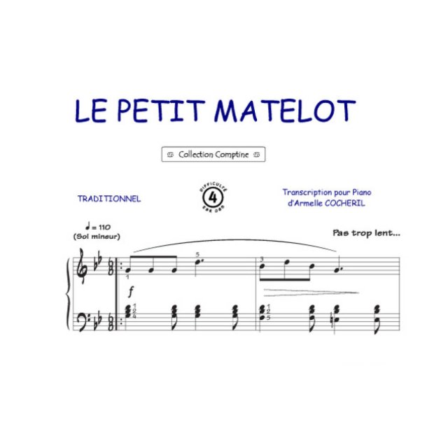 Le petit matelot : Comptine