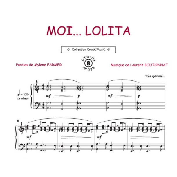 Moi lolita : Collection Crock'Music