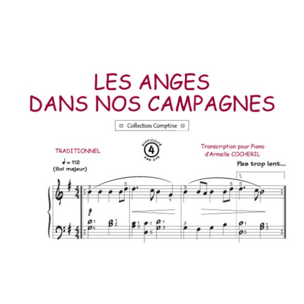 Nos anges dans nos campagnes : Comptine
