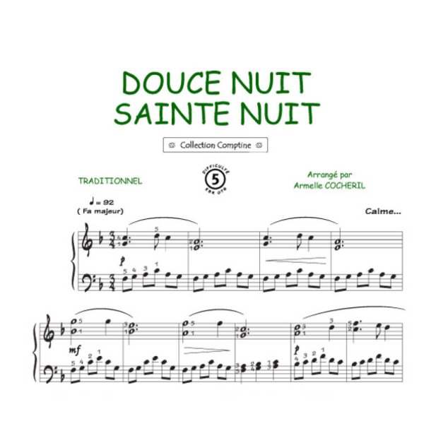 Belle nuit sainte nuit : Comptine